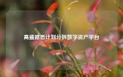 高盛据悉计划分拆数字资产平台