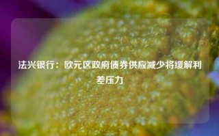 法兴银行：欧元区政府债券供应减少将缓解利差压力