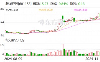 新城控股：10月份合同销售金额约26.16亿元