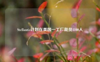 Stellantis计划在美国一工厂裁员1100人