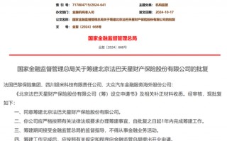 又一财险公司获批！小米入股