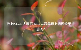 抱上Palantir大腿后 L3Harris获美银上调评级至“买入”