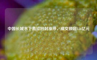 中国长城水下直拉回封涨停，成交额超136亿元