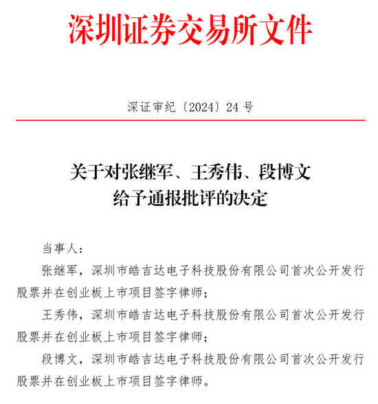 中信证券被监管层书面警示！涉皓吉达IPO项目-第4张图片- 分享经典句子,名人名言,经典语录