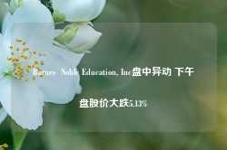 Barnes  Noble Education, Inc盘中异动 下午盘股价大跌5.13%-第1张图片- 分享经典句子,名人名言,经典语录