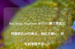 Data Storage Corporation (DTST)：第三季度公司营收达580万美元，同比下降3%，但毛利率提升至43.2%-第1张图片- 分享经典句子,名人名言,经典语录